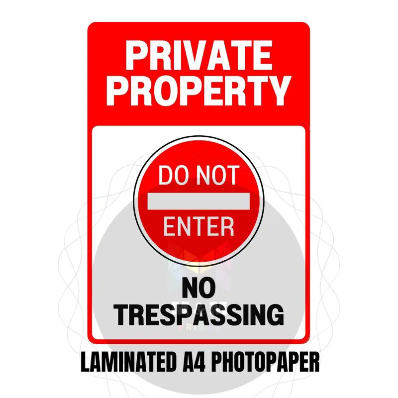 LAMINATED WARNING SIGNAGE / ENGLISH TAGALOG / A4 Size - TikTok Shop ...