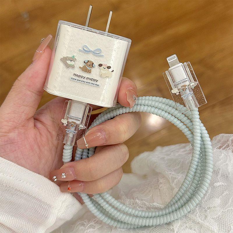 Tay Áo Bảo Vệ Cáp USB, 20W, Cho Phích Cắm Sạc Apple 15Promax, Sạc Nhanh, Chống Rơi, Vỏ Ốp Mềm, Tương Thích Với 14 Và 13, Chống Vỡ Phone Phụ Kiện 1