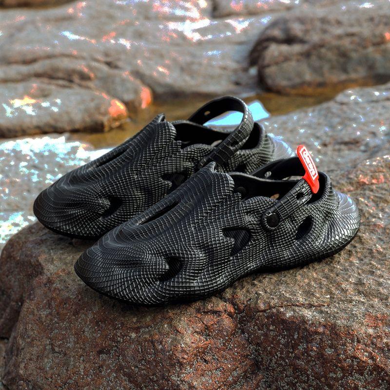 Waste Soil Wind Cocoon Breaking Series Men's Outdoor Casual 2025 New Beach Sports Two-Way Wear Driving Non-Slip Pump 1