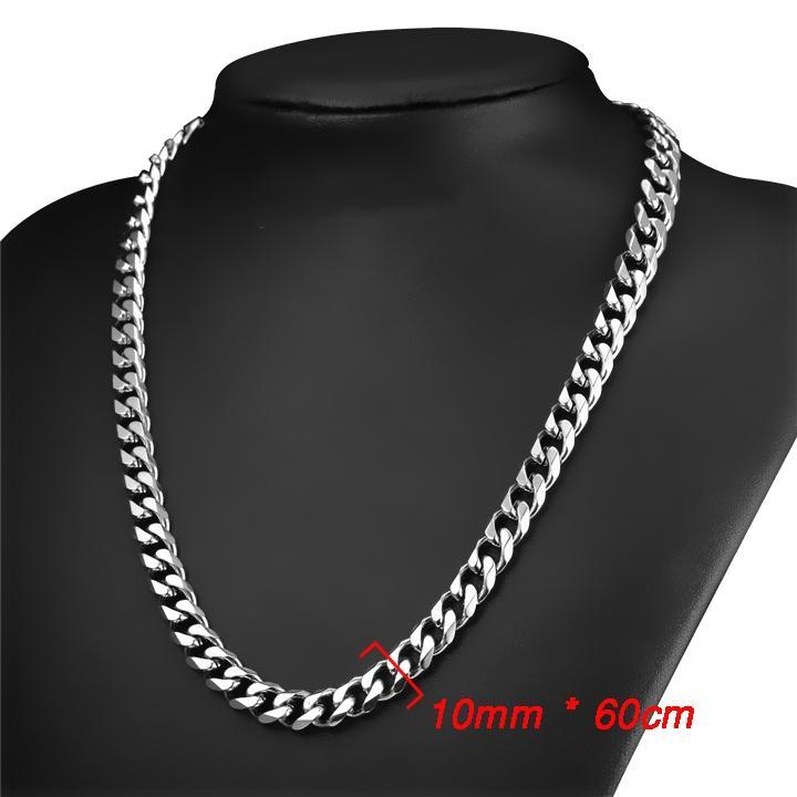 Vòng Cổ Nam - Dây chuyền nam titan thời trang rẻ đẹp thép không gỉ kiểu lặc xéo cao cấp trangsucpt 9mm PTDCNA159