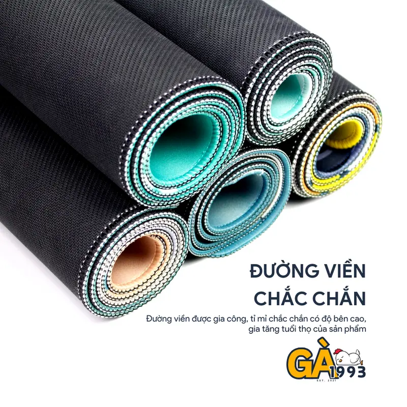 [LIVE Q13] Lót Chuột Động Lực 80x30cm Dày 3mm - Chất Liệu Cao Su Và Vải - Hình Chữ Nhật - Chống Bám Cực Tốt 3
