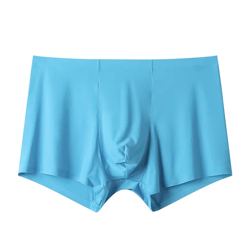 Quần Boxer Nam, Thiết Kế Trơn Cơ Bản, Vải Nylon Mềm, Thoải Mái, Thích Hợp Mặc Hàng Ngày, Đồ Lót Cho Nam 5