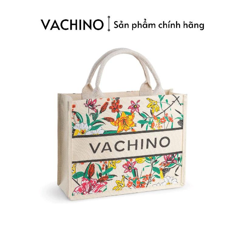 MUA 2 TẶNG 1 VÍ NHỎ Túi cói du lịch đi biển đi chơi siêu sang chảnh VACHINO-TX060 có khóa kéo