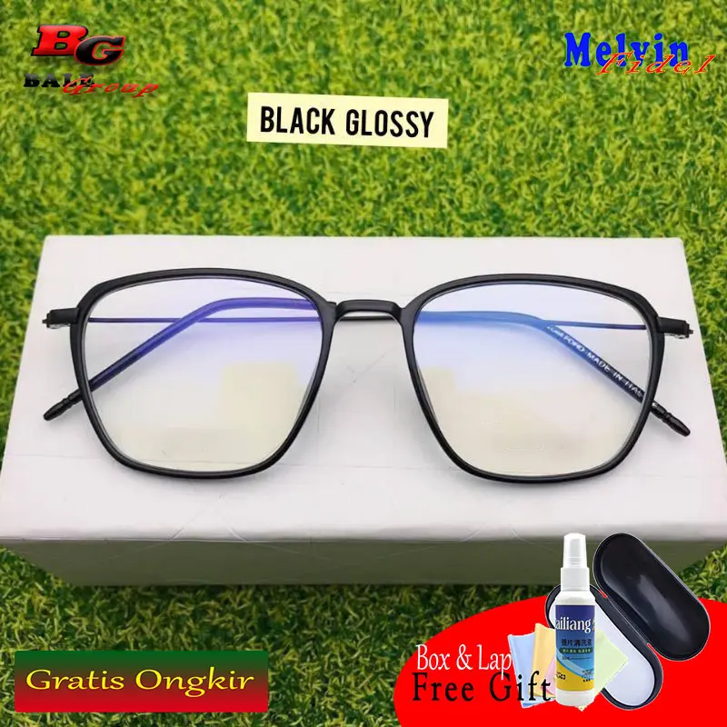 【BELI 1 PCS MINUS GRATIS 1 KACAMATA】 Kacamata Photocromic Model Terbaru Dan Terlaris Free Box & Lap antiradiasi frame Resin Gray Frames & Glasses 6