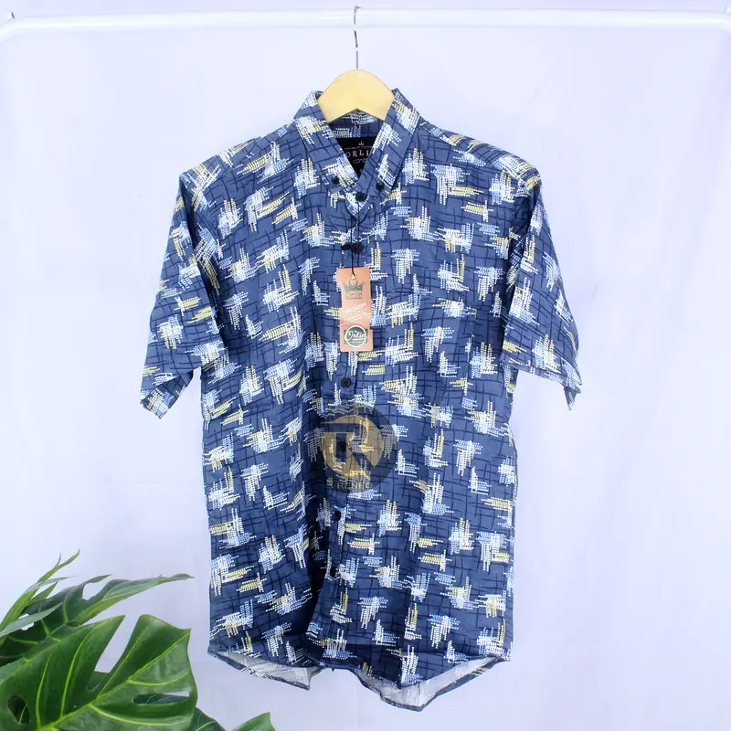 BAJU ATASAN PRIA LENGAN PENDEK MOTIF TERBARU 3