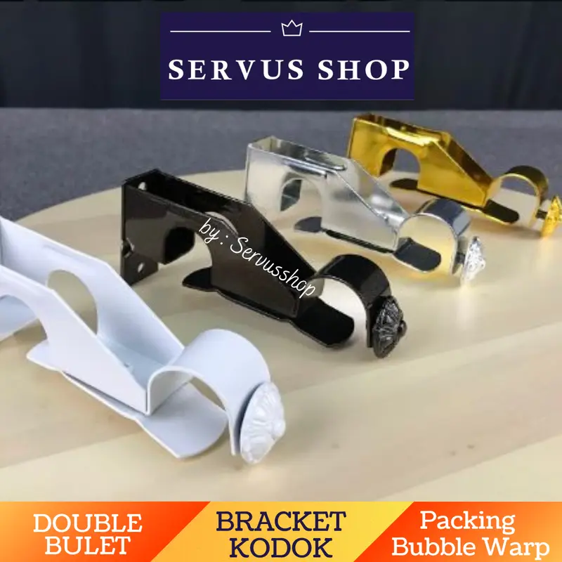 BRACKET DOUBLE BULETAN / MODEL KODOK / PENYANGGA BATANG GORDEN MURAH 0