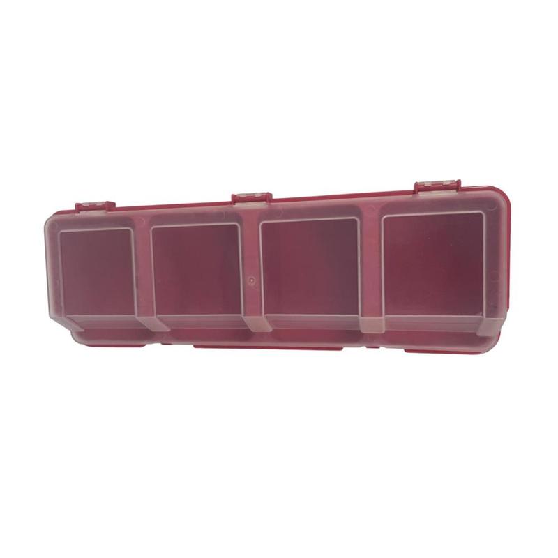 Hardware Organizer Box Small Parts Organizer with Lid 4 Compartments Tool Box for Screws Nuts Nails Accessories Garage Tools 5