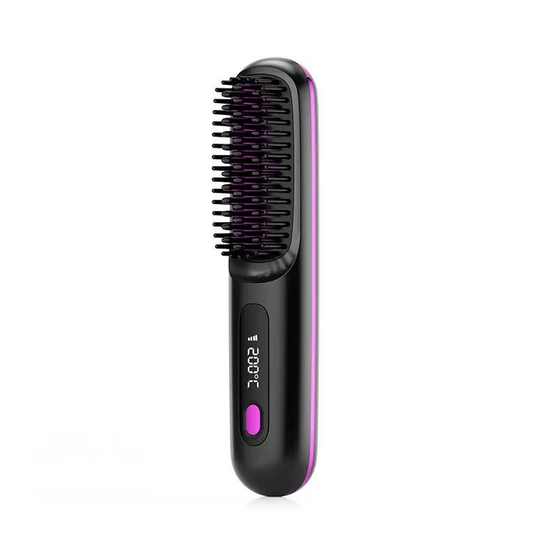 Wireless Portable Electric Ceramic Heating LCD Charging Comb