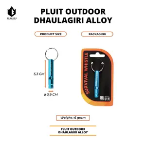 BISA COD Peluit Dhaulagiri Aluminium Alloy - Whistle Survivor - Pluit - Sempritan - Peluit Burung - Peluit