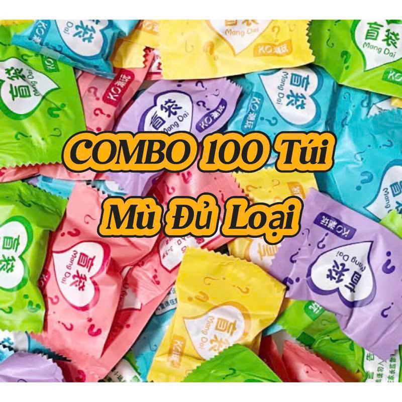  Combo 20 30 50 túi mù giá rẻ charm phát sáng đồ chơi dạ quang phát sáng túi mù động vật phát sáng đã đóng túi 