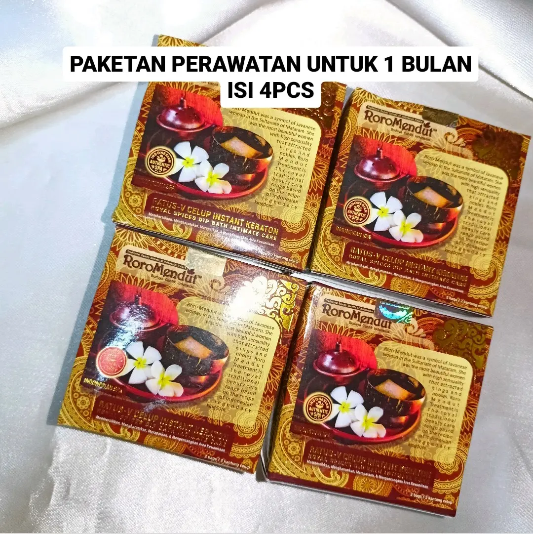 PAKETAN HEMAT BUNDLING ISI 4PCS UNTUK 1 BULAN RORO MENDUT Perawatan