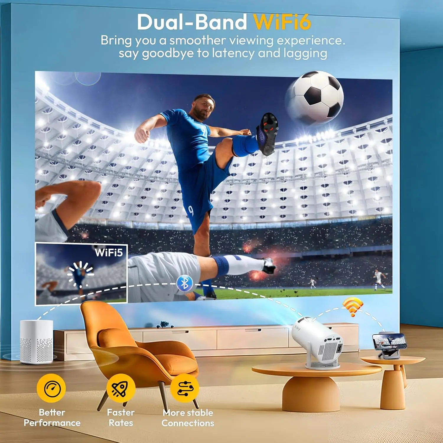 Máy Chiếu Mini, Máy Chiếu Thông Minh, Hỗ Trợ WiFi6 Và Bluetooth 5.0, Được Trang Bị Gimbal XGODY Gimbal 3,, Hỗ Trợ 4K, Với Android TV 11.0, Máy Chiếu Video Tự Động Chỉnh Sửa Keystone, Chân Đế Có Thể Xoay 180 °, Thích Hợp Cho Phim Gia Đình Projector | BigBuy360 - bigbuy360.vn Máy Chiếu Mini, Máy Chiếu Thông Minh, Hỗ Trợ WiFi6 Và Bluetooth 5.0, Được Trang Bị Gimbal XGODY Gimbal 3,, Hỗ Trợ 4K, Với Android TV 11.0, Máy Chiếu Video Tự Động Chỉnh Sửa Keystone, Chân Đế Có Thể Xoay 180 °, Thích Hợp Cho Phim Gia Đình Projector | BigBuy360 - bigbuy360.vn