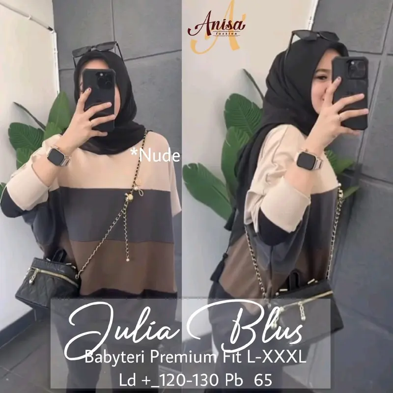 julia atasan kaos wanita jumbo xxxl terlaris terbaru 2024 3