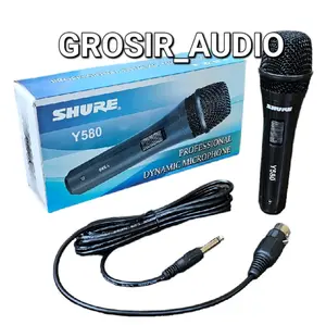 MIC KABEL SHURE 580 ,MICROPHONE KABEL SHURE Y580 ,MIC SHURE ,SHURE Y580
