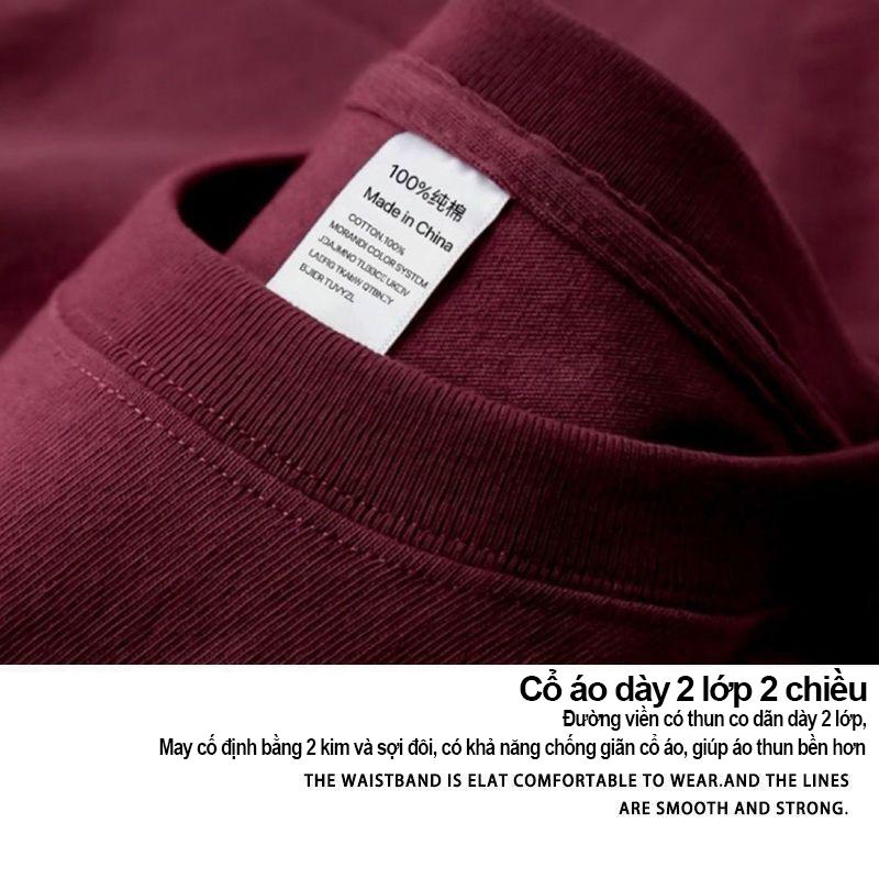 Product Introduction of Top Áo phông trơn ngắn tay oversize unisex basic 260gsm cotton chất liệu co giãn 4 chiều 100% mịn không xơ form rộng full màu nam nữ  Women cổ tròn đơn giản, thun trơn thiết kế dễ phối đồ thoáng mát nhẹ mềm mịn thấm hút mồ hôi phông tay lỡ trắng đen 1