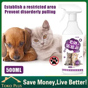 Parfum Pengusir Kucing Semprotan Anti-Kucing dan Anjing Kencing BAB PUP Sembarangan Cat Dog Repellent Spray 500ml untuk Area Terbatas