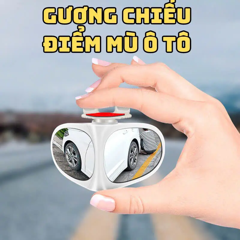 Bộ 2 Gương Chiếu Điểm Mù ô Tô Quan Sát Trước Và Sau Góc rộng Chống Nước An Toàn Khi Lái Xe - Thương hiệu uy tín guong  chieuhau 3