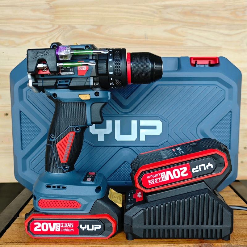 Máy khoan pin chuyên khoan YUP mã YP20- DR10A Lực xiết 60N.M Đầu kẹp 10mm maykhoan máy  khoan bor khoan  pin may  khoan