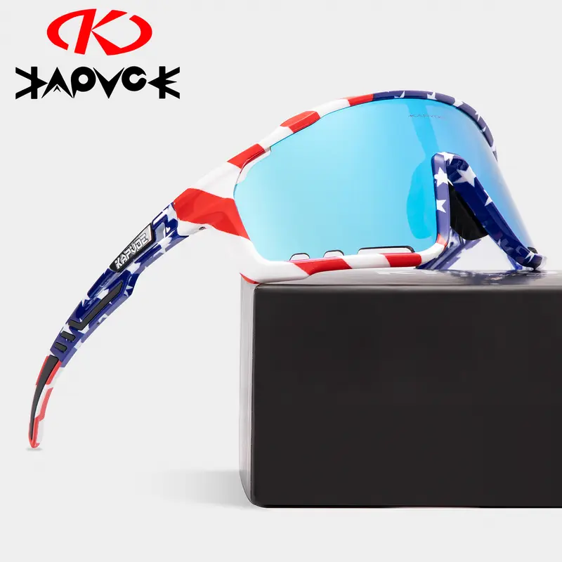 Kính đi xe đạp Kapvoe Kính mát đi xe đạp cho nam và nữ Kính thể thao Bảo vệ UV400 Thích hợp cho các hoạt động ngoài trời Kính đi xe đạp Kính đi xe đạp Phụ kiện thể thao 1