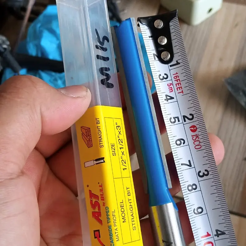 Mata profil i AST straight bit 1/2x1/2x3 inch 12mm 0