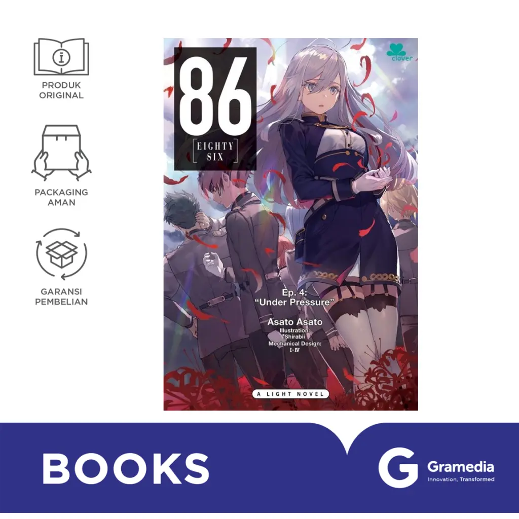 Gramedia Buku Eighty Six Ep. 4 : Under Pressure (Asato Asato/ Shirabii)