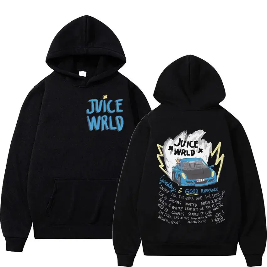 Rapper Juice Wrld Fashion Hoodie Men's Hip Hop Casual Autumn/Winter Sweatshirts Unisex Punk Gothic Pullover Hoodies