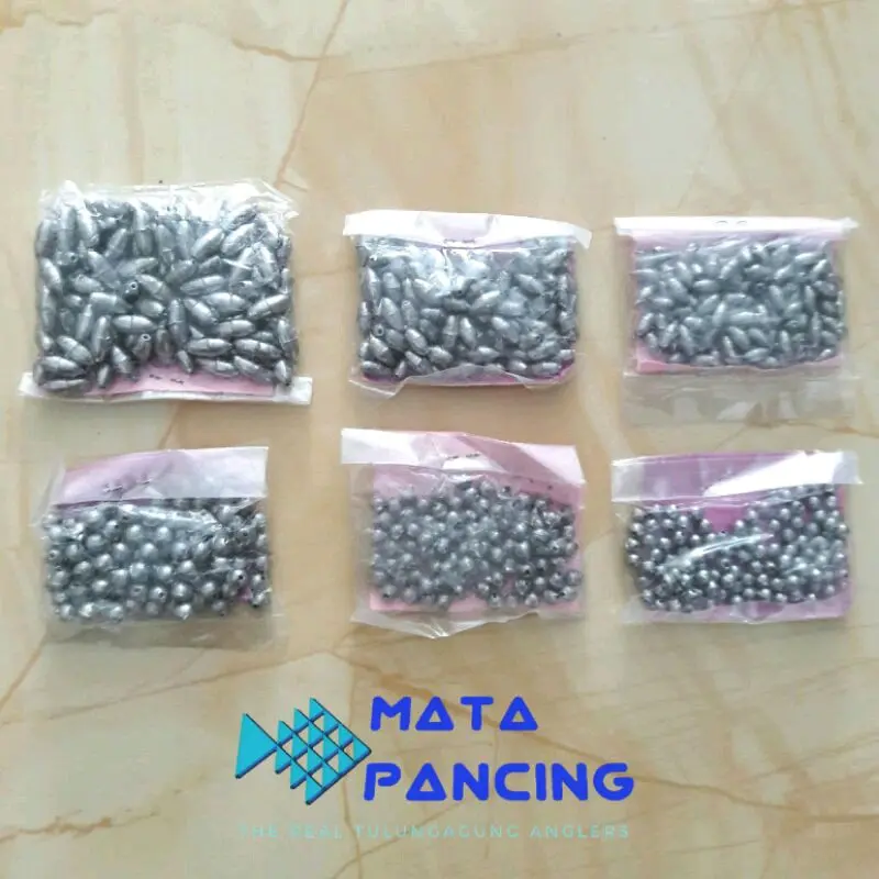100pcs per bungkus pemberat timah rahayu sebagai timah pancing timah pancing isi 100 cocok untuk mancing tegek maupun dasaran 2