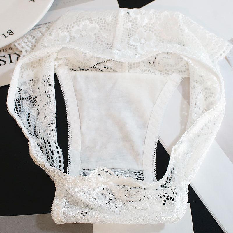 Luckymm Celana Dalam Wanita / Knicker Cancut Wanita Bahan Soft Lace Lembut 9936