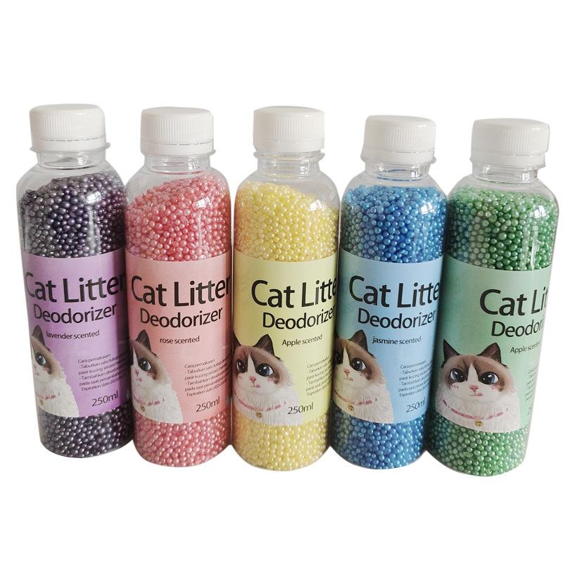 Kitty litter deodorizer and odour in deodorizing litter box 5