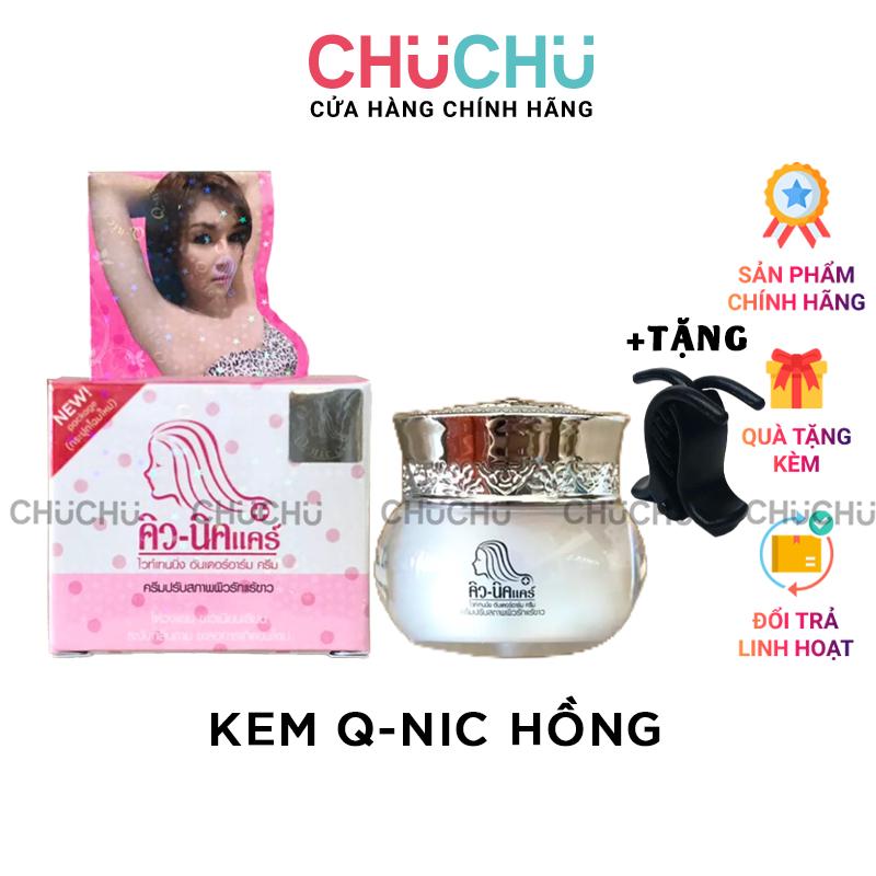 Kem Thâm Nách Q Nic Care Mẫu Mới Qnic Hồng Chính Hãng - Kem hỗ trợ thâm nách, mông , đầu gối