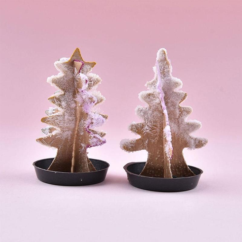 Product Introduction of Pokok Krismas Berwarna-warni, DIY, Dengan Kepingan Salji, Pokok Kertas, Bunga Tumbuh Air Ajaib Dipertingkat, N2A1 20
