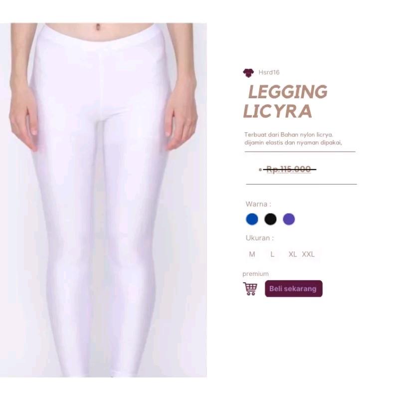 LICYRA LEGGING RENANG GYM FITNES YOGA HIGH WAIST PANJANG 2