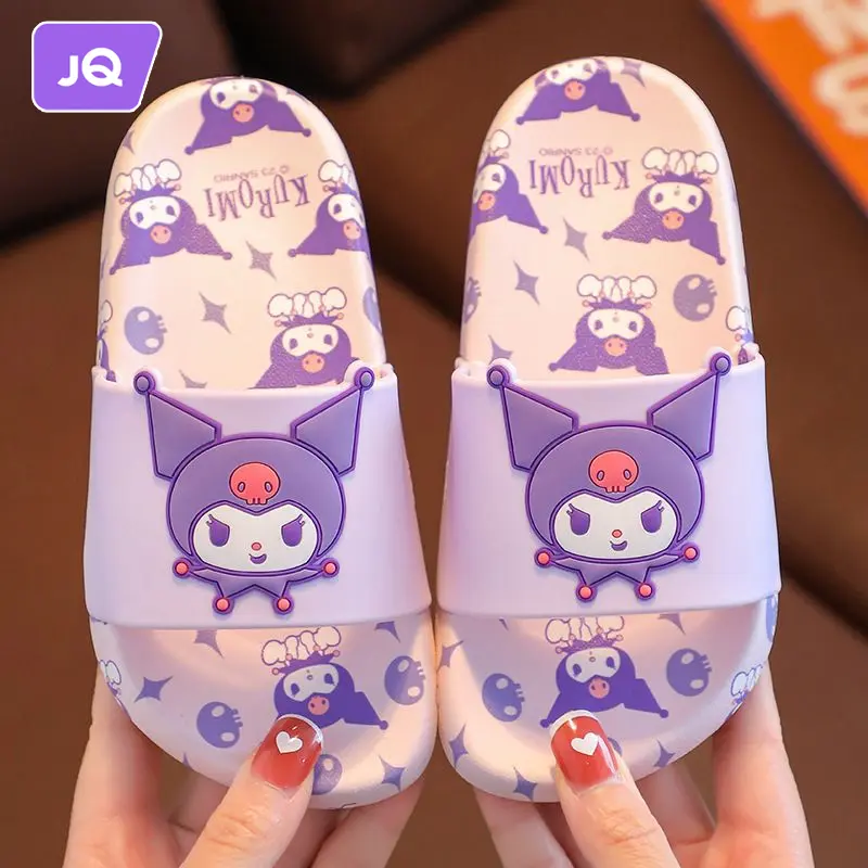 JOYNCLEON Girls' Slipper Clow M Slippers Women's Home Indoor Bathroom Bath Non-Slip Soft Bottom Couple Home Sanrio Sandals Beach Shoes
