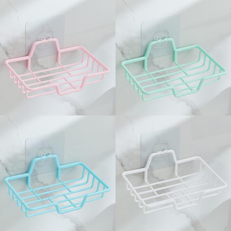 Kotak Sabun Dinding Tanpa Pengeboran, Tempat Sabun Kamar Mandi, Kotak Sabun dengan Pengeringan Sederhana