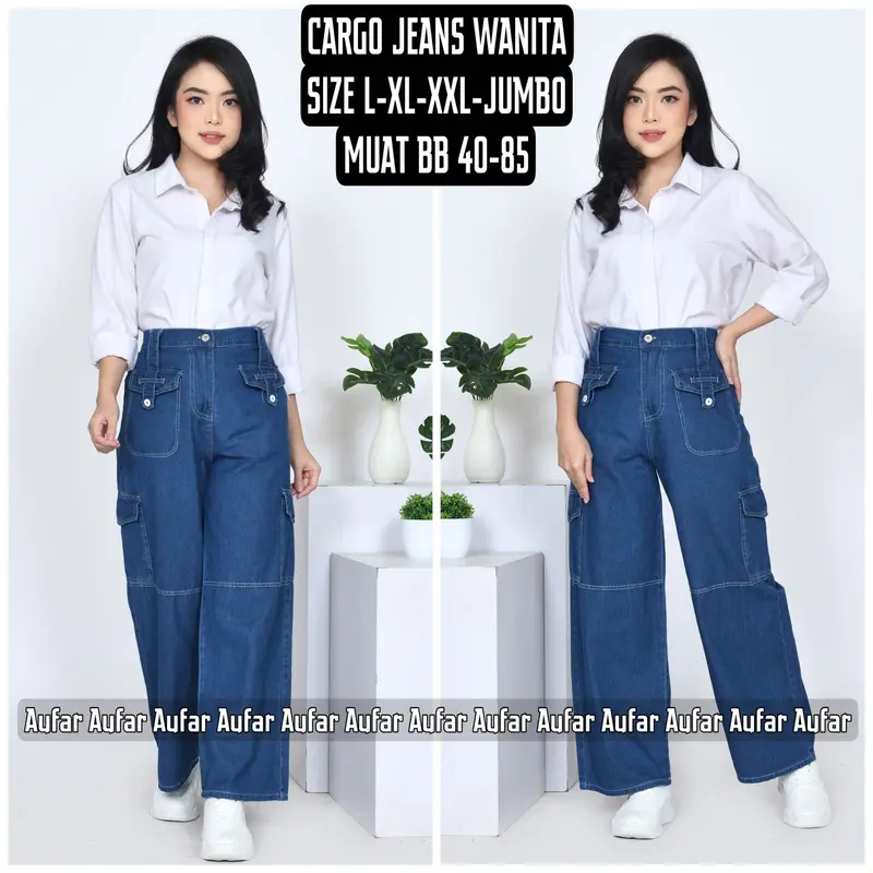 by aufar KULOT CARGO KOREN STYLE WANITA DEWASA MUAT BB 40-80 8