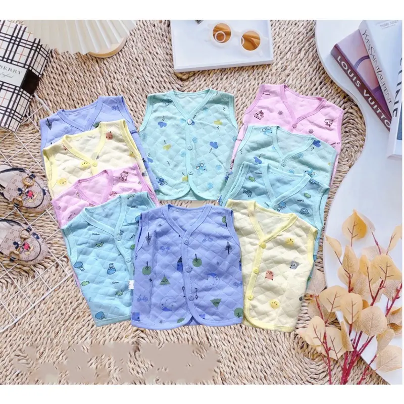 HDFJADSHOP Áo Ghi Lê Trần Bông Cho Bé Trai Gái