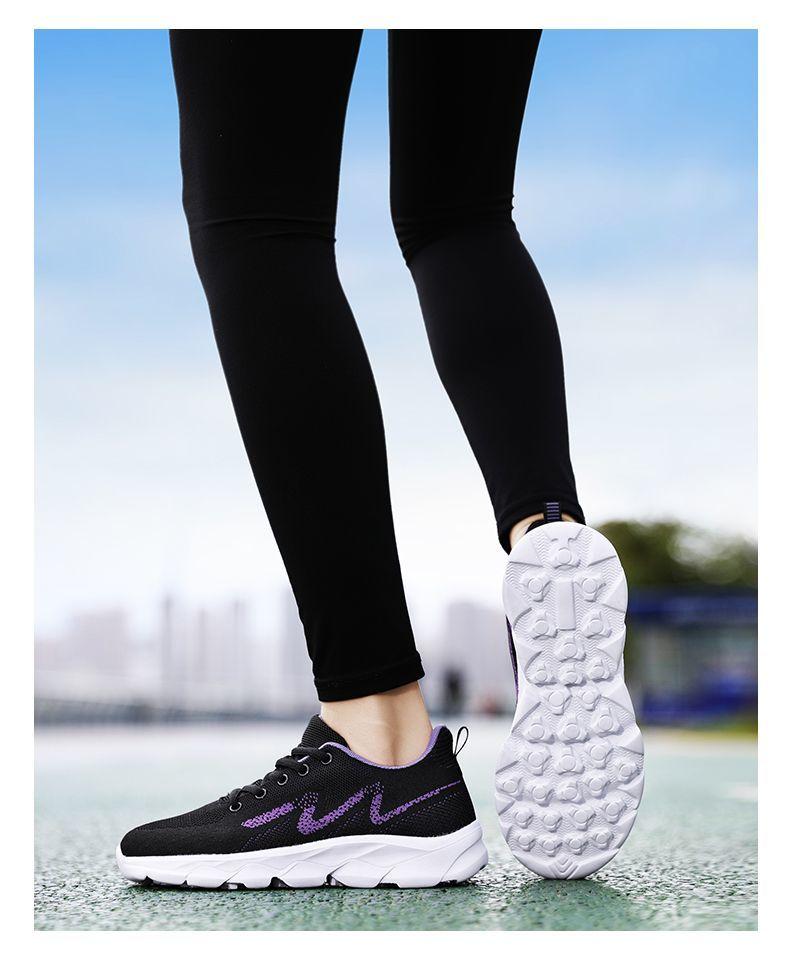 Product Introduction of 2024 Black Women'S Shoes Sneaker Women'S 2024 Summer New Mesh Shoes Light Running Shoes Casual Breathable Soft Bottom Mom Shoes 12