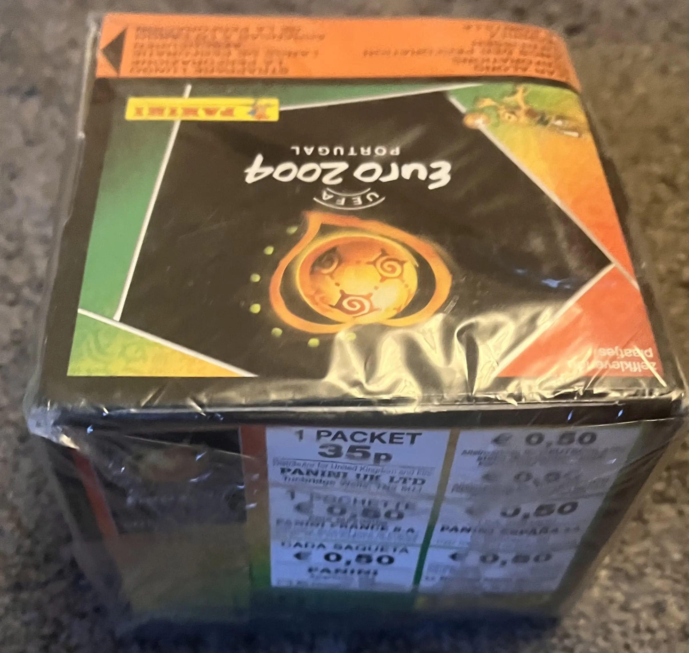3 packs  - Panini Euro 2004 sticker packs - 3 packs - Stickers