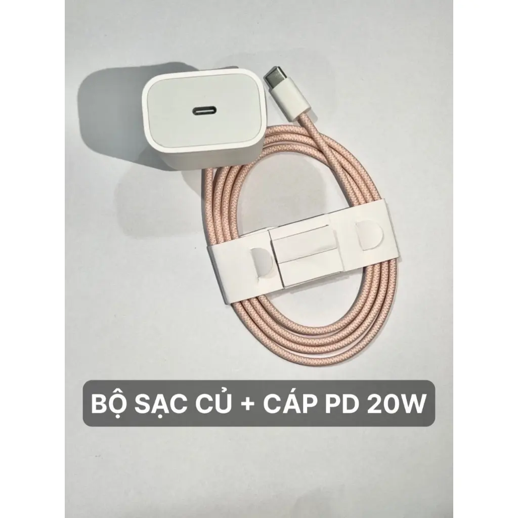 ￼Bộ củ cáp sạc nhanh 20.w (Củ P.D 20.W ) dành cho điện thoại từ 8-14prm ổn định dòng điện không loạn cảm ứng ( 30 phút từ 0-50% ) Sạc Điện Thoại Phone cusacnhanhi  phone Cao Su
