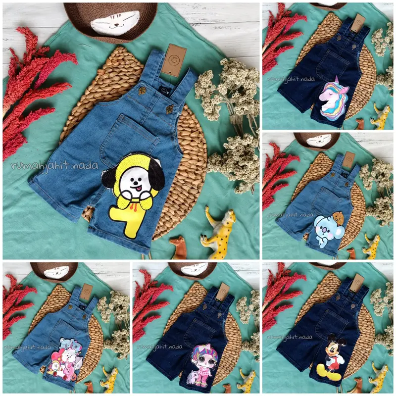 jumpsuit anak LED / Overall mickey mouse LED 0
