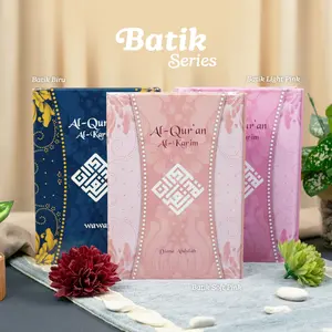 A5 Al Qur'an Custom Batik Series Bisa Tulis Nama di Cover - Free Nama dan Ucapan - Mushaf Quran Tajwid Terlengkap
