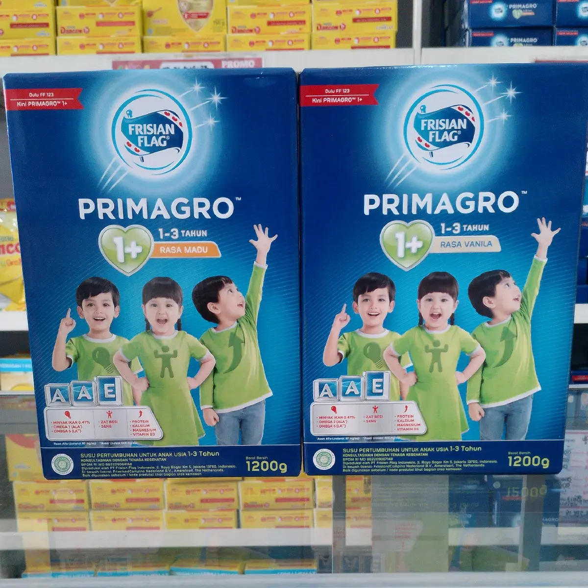 Primagro 1-3tahun 1200gr Madu&Vanila Exp 2026