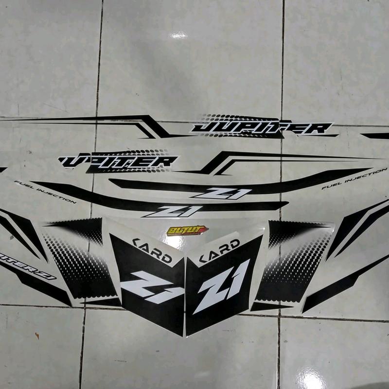 STRIPING TRANSPARAN YAMAHA JUPITER Z1 SUPER BLACK 4