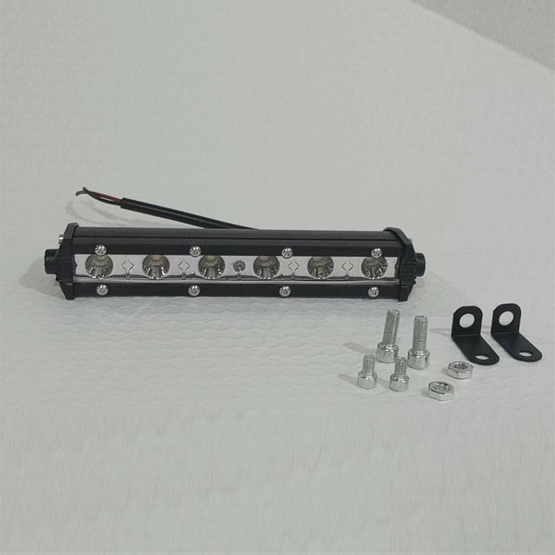 Thanh đèn 6LED, 7 inch, siêu mỏng, một hàng, đèn trắng, thích hợp cho ô tô, SUV, thuyền, xe máy 1