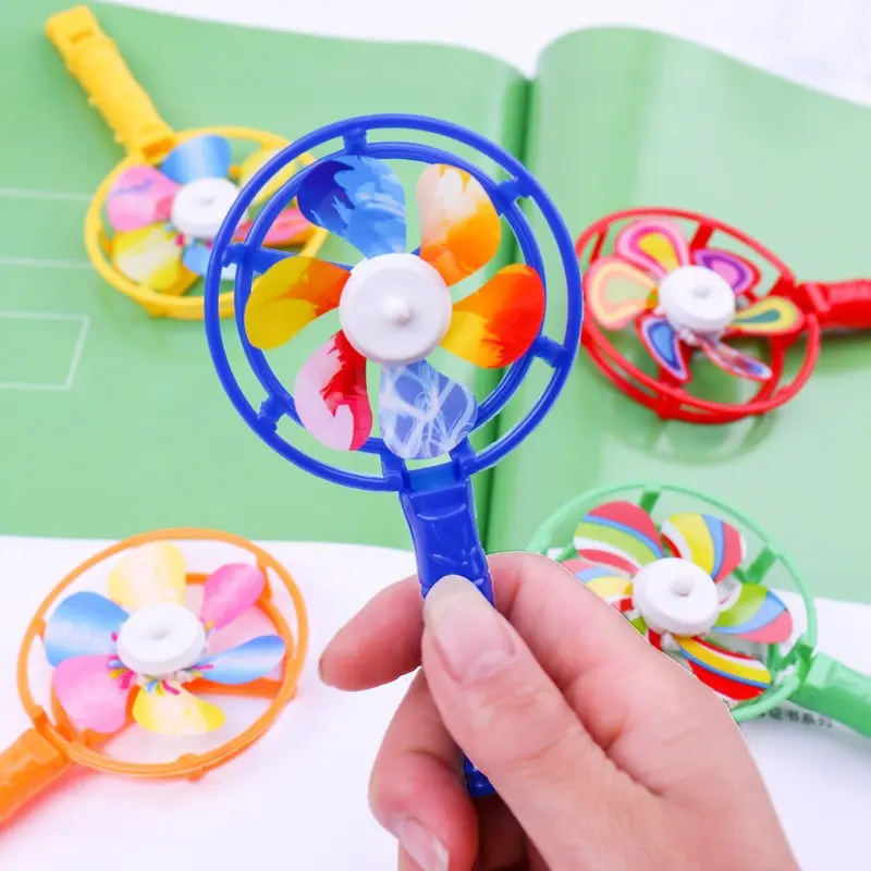 Cute Mini Colorful Windmill Whistle Toy, One Color At Random