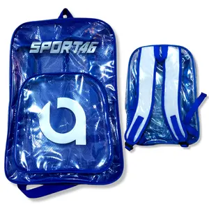 Tas Mika Bening gendong sport olahraga / Tas renang / tas anak tas ransel bagpack Bahan mika transparan