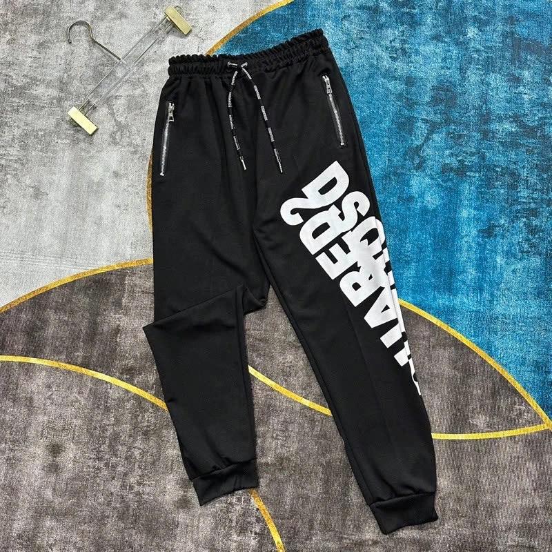 Product Introduction of QUẦN JOCGGER NỈ NAM IN ĐSQ  CHỮ CHÉO CHẤT NỈ MỀM MỊN 2