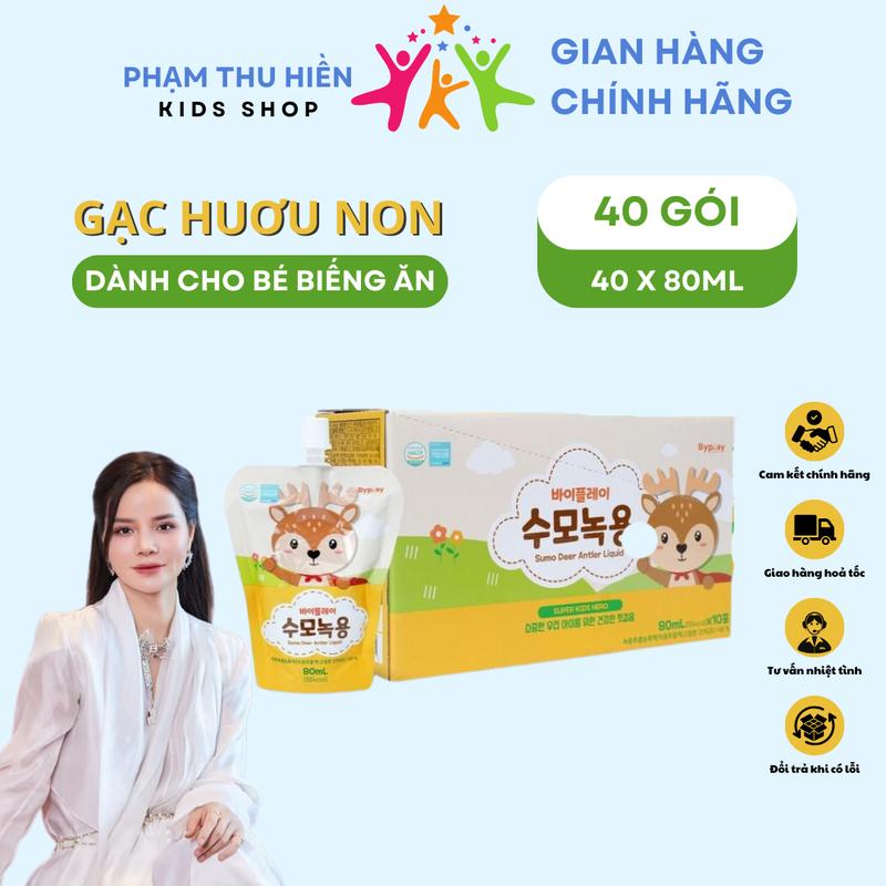 PHẠM THU HIỀN - 40 gói - 1 Thùng - Nước uống Gạc Hươu Non SUMO
