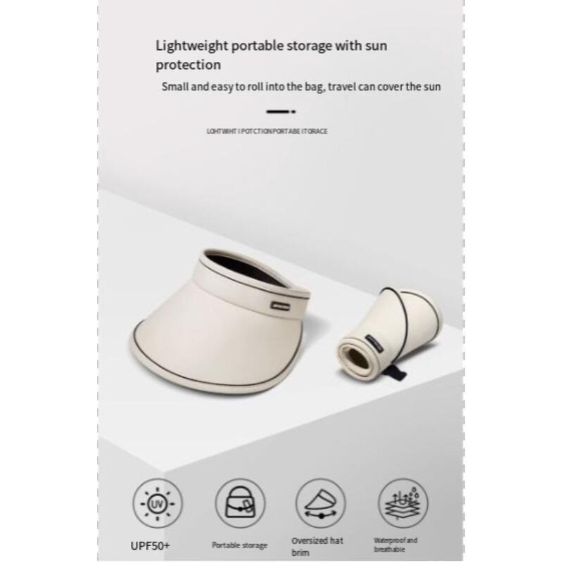 Product Introduction of Mũ Chống Nắng, Dành Cho Mùa Hè Của Phụ Nữ, Chống Tia UV, Dễ Phối Đồ, Vành Lớn, Gấp Gọn, Mũ Chống Nắng, Đầu Rỗng fitted  cap nón  chất 2