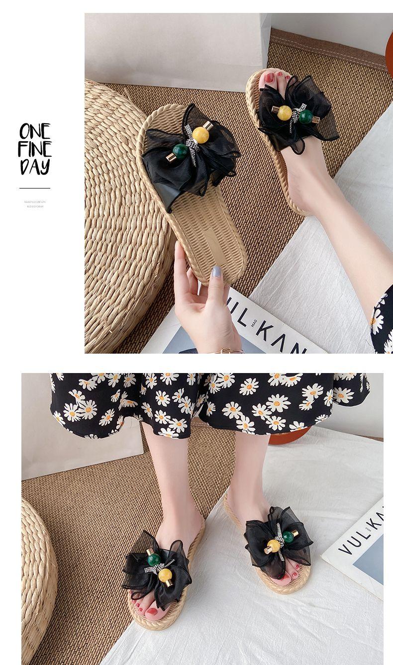 Product Introduction of Dép Đi Ngoài Trời, Dành Cho Nữ, Thời Trang Mới Mùa Hè 2024, Thích Hợp Cho Kỳ Nghỉ Bờ Biển, Dép Xỏ Ngón Đế Bằng Chống Trượt, Giày Đi Biển 4